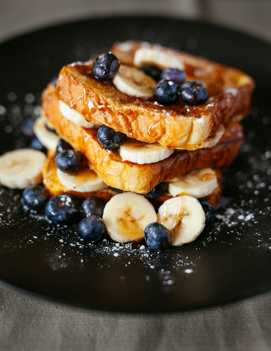 Sample photo: French toast with berries
