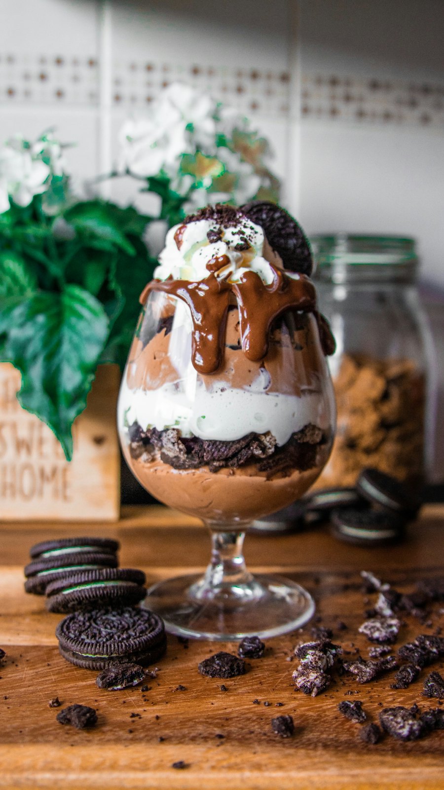 Sample photo: layered chocolate gelato sundae